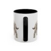 11oz Black Russian Terrier Dog Mom Mug, Black, back view
