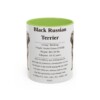 11oz-black-russian-terrier-mug-writeup-light-green 11oz Black Russian Terrier Mug, Light Green, front view