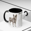 11oz Blue Heeler Mug, Black, lifestyle photo