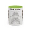11oz Blue Heeler Mug, Light Green, front view