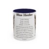 11oz Blue Heeler Mug, Navy, front view