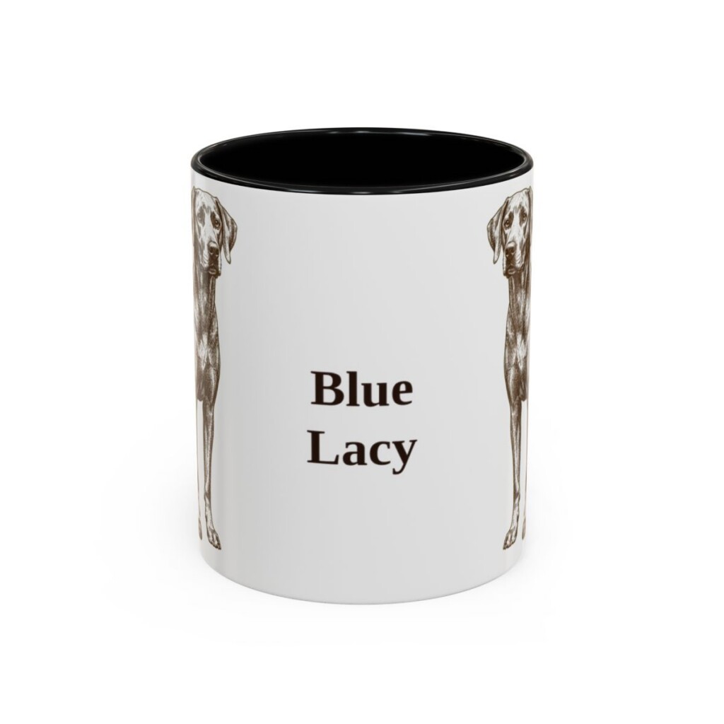 11oz-blue-lacy-mug-black-front 11oz Blue Lacy Mug, Black, front view