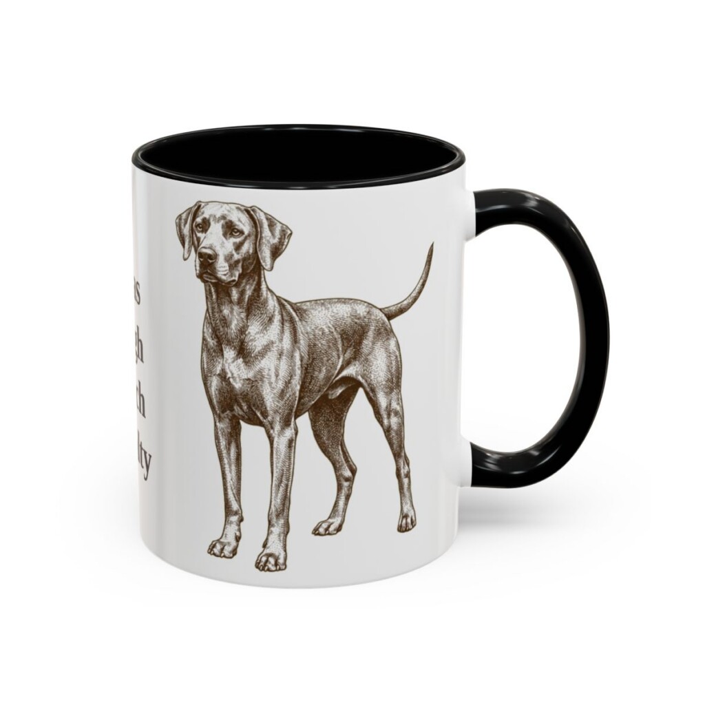11oz-blue-lacy-mug-humor-black-right 11oz Funny Blue Lacy Mug, Black, right side view