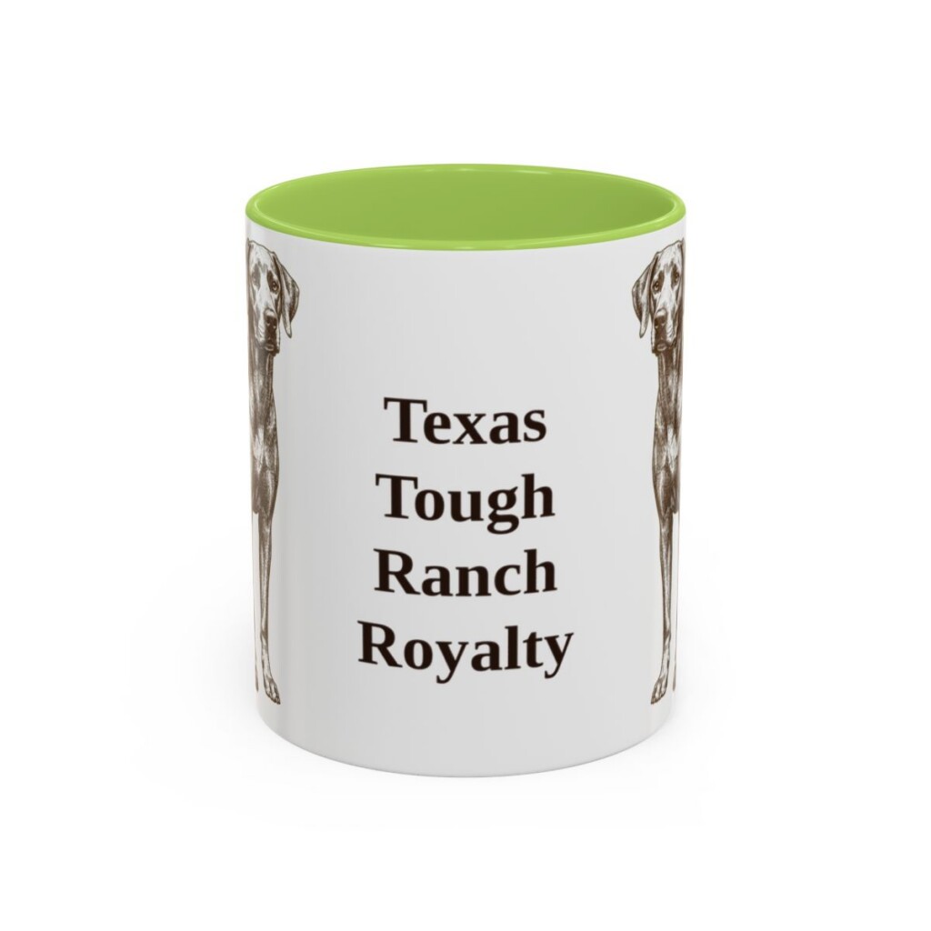 11oz-blue-lacy-mug-humor-light-green 11oz Funny Blue Lacy Mug, Light Green, front view