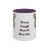 11oz-blue-lacy-mug-humor-purple 11oz Funny Blue Lacy Mug, Purple, front view