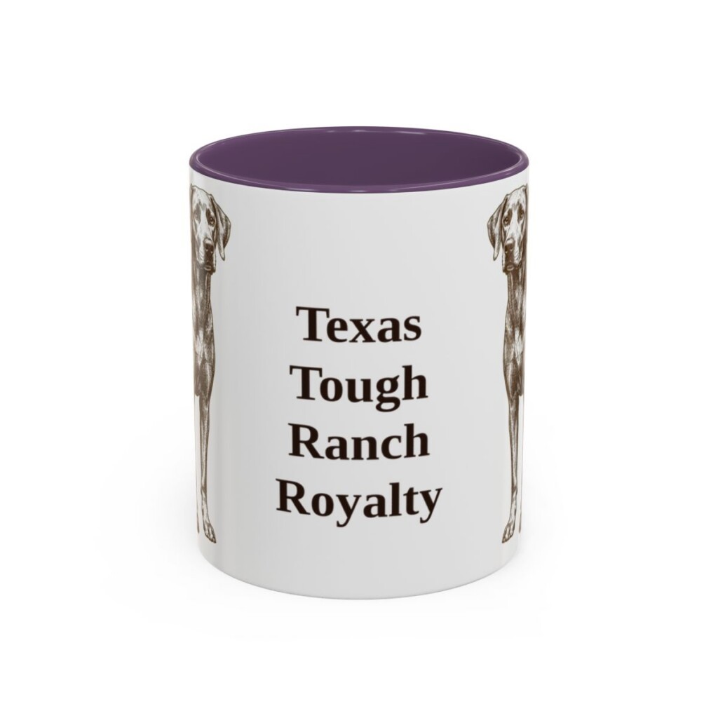11oz-blue-lacy-mug-humor-purple 11oz Funny Blue Lacy Mug, Purple, front view