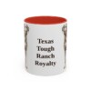 11oz-blue-lacy-mug-humor-red 11oz Funny Blue Lacy Mug, Red, front view