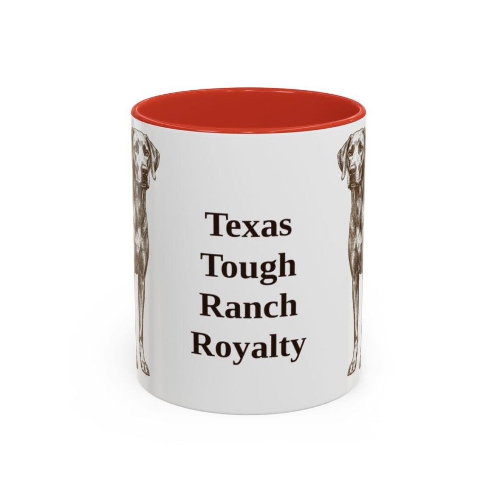 11oz-blue-lacy-mug-humor-red 11oz Funny Blue Lacy Mug, Red, front view