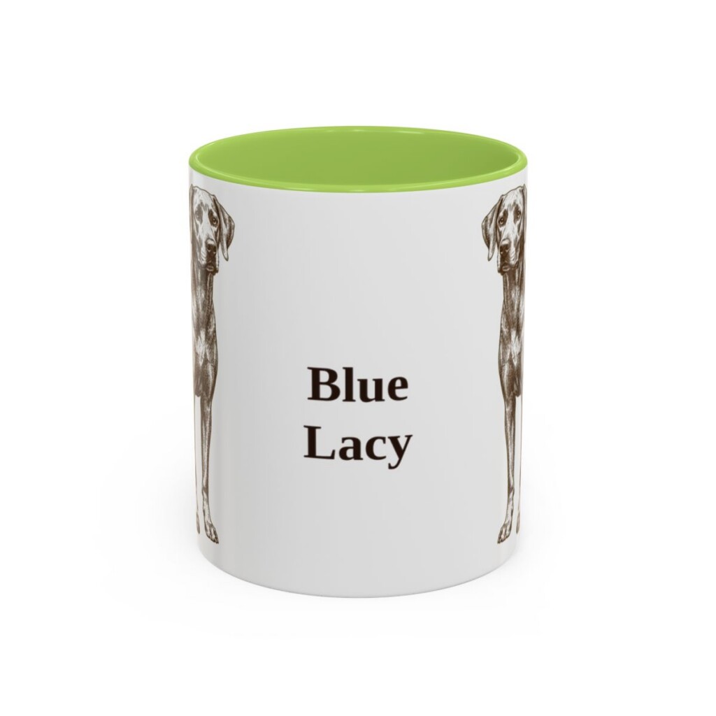 11oz-blue-lacy-mug-light-green 11oz Blue Lacy Mug, Light Green, front view