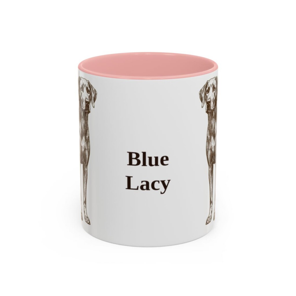 11oz-blue-lacy-mug-pink 11oz Blue Lacy Mug, Pink, front view