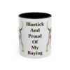 11oz-bluetick-coonhound-mug-humor-black-front 11oz Funny Bluetick Coonhound Mug, Black, front view