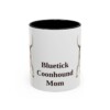 11oz bluetick coonhound mug, Black