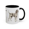 11oz bluetick coonhound mug, Black