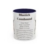 11oz bluetick coonhound mug, Navy