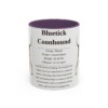 11oz bluetick coonhound mug, Purple