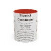 11oz bluetick coonhound mug, Red