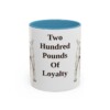11oz Funny Boerboel Mug, Light Blue, front view