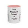 11oz Funny Boerboel Mug, Pink, front view