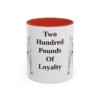 11oz Funny Boerboel Mug, Red, front view