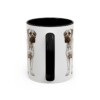 11oz Boerboel Latin Mug, Black, back view