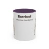 11oz Boerboel Latin Mug, Purple, front view