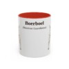 11oz Boerboel Latin Mug, Red, front view
