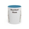 11oz Boerboel Dog Mom Mug, Light Blue, front view
