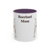 11oz Boerboel Dog Mom Mug, Purple, front view