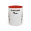 11oz Boerboel Dog Mom Mug, Red, front view
