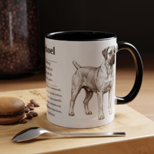11oz boerboel mug, Black