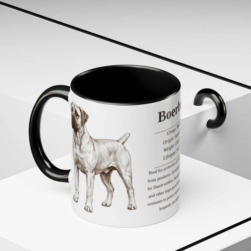 11oz boerboel mug, Black