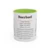 11oz boerboel mug, Light Green