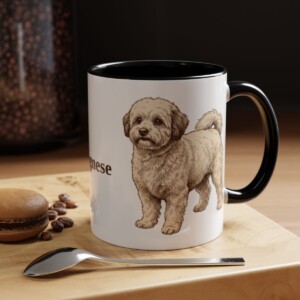 11oz Bolognese Mug, Black, lifestyle photo
