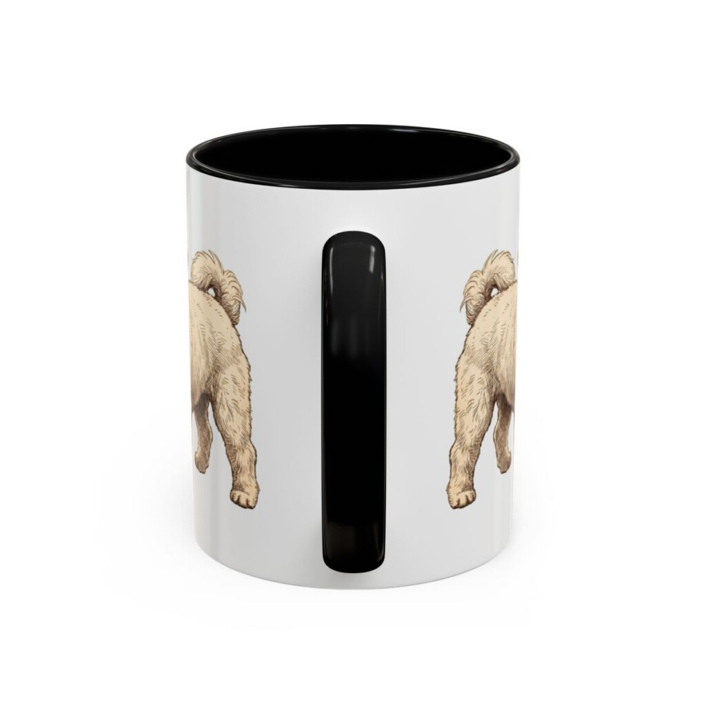 11oz Bolognese Mug, Black, back view