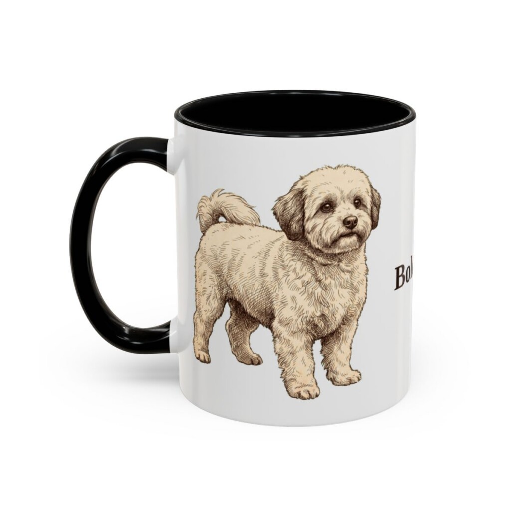 11oz Bolognese Mug, Black, left side view