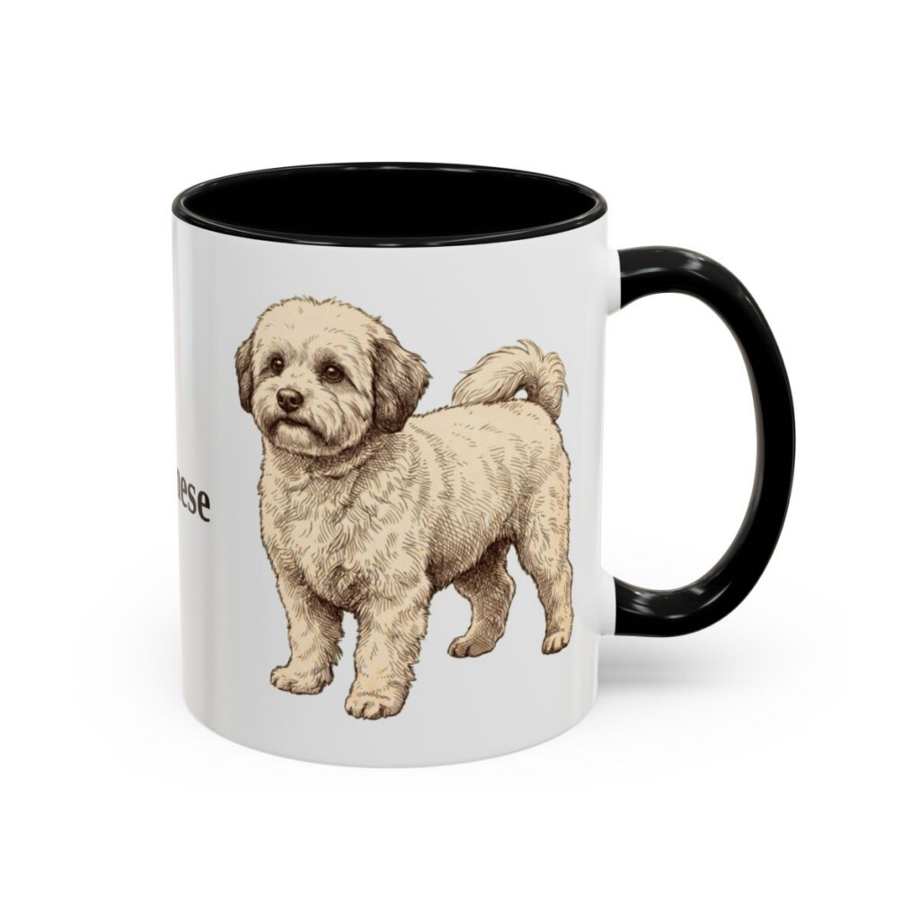 11oz Bolognese Mug, Black, right side view