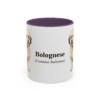 11oz Bolognese Latin Mug, Purple, front view