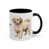 11oz Bolognese Dog Mom Mug, Black, right side view