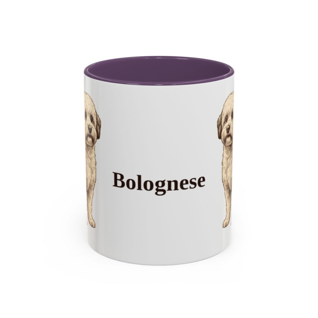 11oz Bolognese Mug, Purple, front view