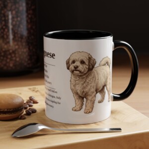 11oz Bolognese Mug, Black, lifestyle photo