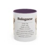 11oz Bolognese Mug, Purple, front view