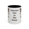 11oz Funny Border Collie Mug, Black, front view