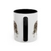 11oz Border Collie Mug, Black, back view