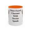 11oz-border-terrier-mug-humor-orange 11oz Funny Border Terrier Mug, Orange, front view