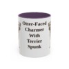 11oz-border-terrier-mug-humor-purple 11oz Funny Border Terrier Mug, Purple, front view