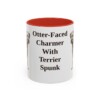 11oz-border-terrier-mug-humor-red 11oz Funny Border Terrier Mug, Red, front view