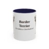 11oz border terrier mug, Navy