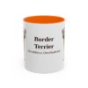 11oz border terrier mug, Orange