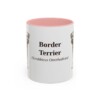 11oz border terrier mug, Pink