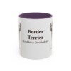 11oz border terrier mug, Purple